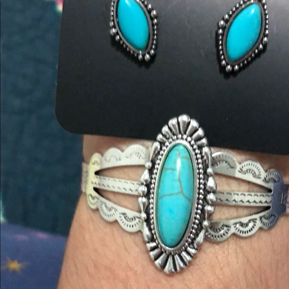 Earrings and Bangle